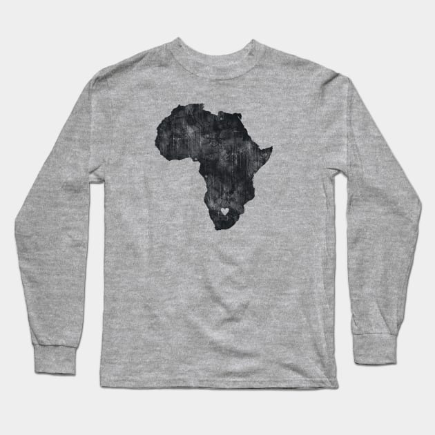 I Love South Africa Long Sleeve T-Shirt by MellowGroove